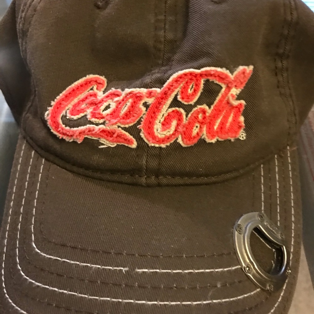 Vintage Coca-Cola Ball Cap W/ Bottle Opener One Size Fits All